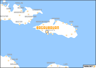 map of Bagaubauan