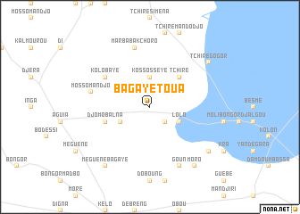 map of Bagaye Toua