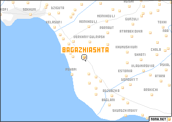 map of Bagazhiashta