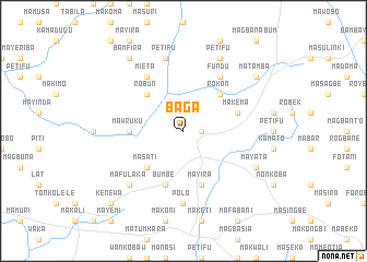 map of Baga