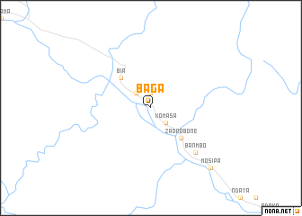 map of Baga