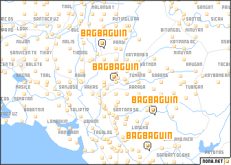 map of Bagbaguin