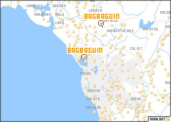 map of Bagbaguin