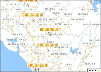 map of Bagbaguin