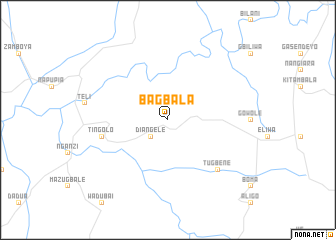 map of Bagbala