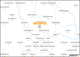 map of Bagbaso