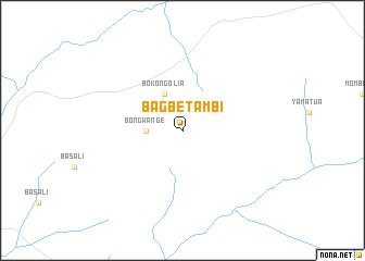 map of Bagbetambi