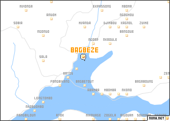 map of Bagbezé