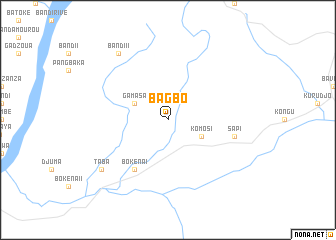 map of Bagbo