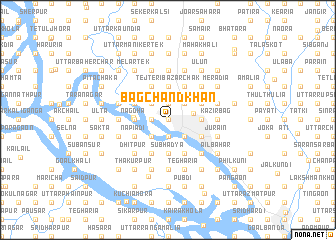 map of Bāg Chānd Khān