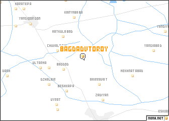 map of Bagdad Vtoroy