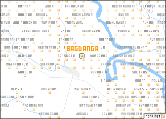 map of Bāgdānga