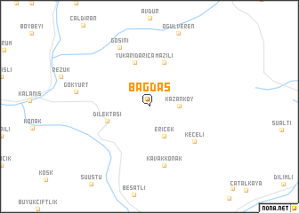 map of Bağdaş