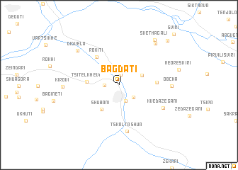map of Bagdatʼi
