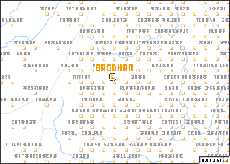 map of Bagdhan