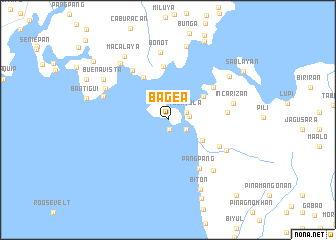 map of Bagea