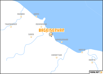 map of Bageiserwar