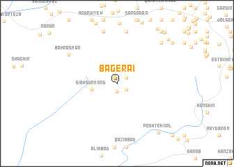 map of Bāgerāʼī