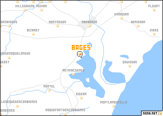 map of Bages