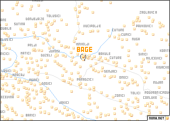 map of Bage