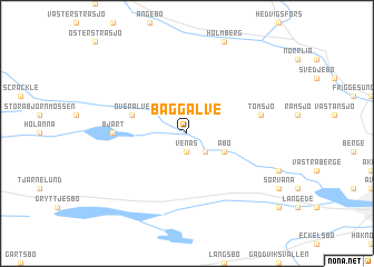 map of Baggälve