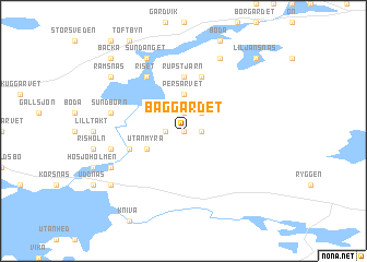 map of Baggärdet