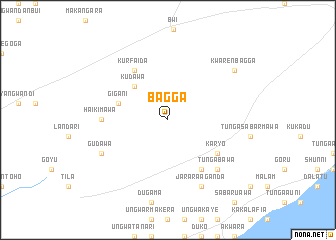 map of Bagga