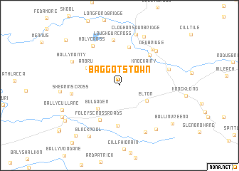 map of Baggotstown