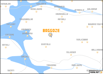 map of Bağgöze