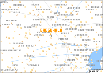 map of Bagguwāla