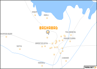 map of Bāghābād