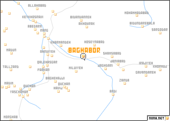 map of Bāghābor