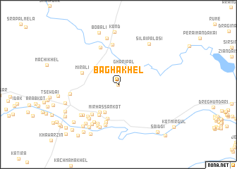 map of Bagha Khel