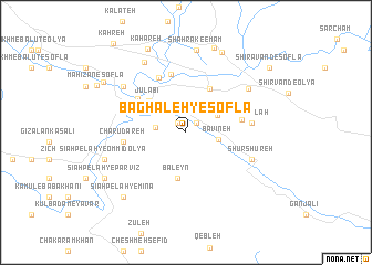 map of Bāghaleh-ye Soflá