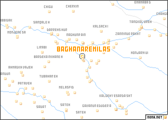 map of Bāgh Anār-e Mīlās