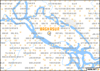 map of Bāghāsur