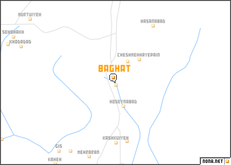 map of Bāghāt
