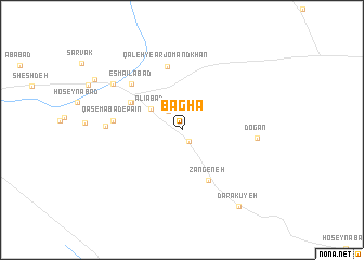 map of Baghā