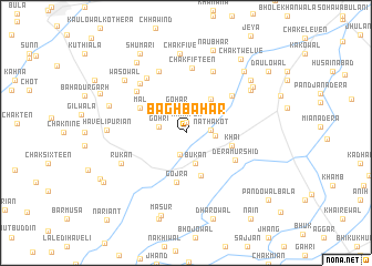 map of Bāgh Bahār