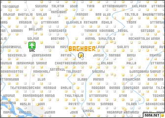 map of Bāghber