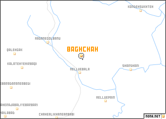 map of Bāgh Chāh