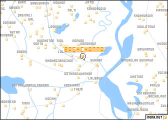 map of Bāgh Channa