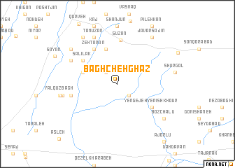 map of Bāghcheh Ghāz