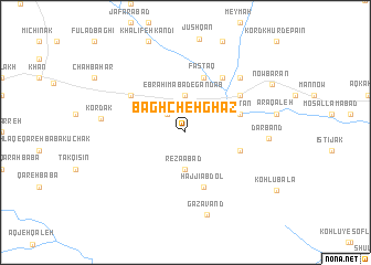 map of Bāghcheh Ghāz