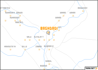 map of Baghdādī