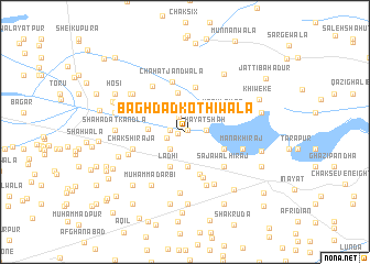 map of Baghdād Kothiwāla