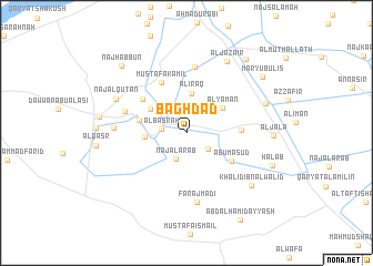 map of Baghdād