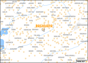 map of Bāghdara