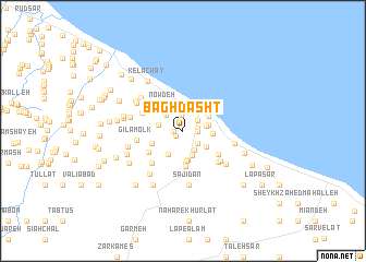 map of Bāghdasht