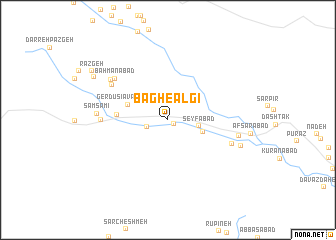 map of Bāgh-e Algī